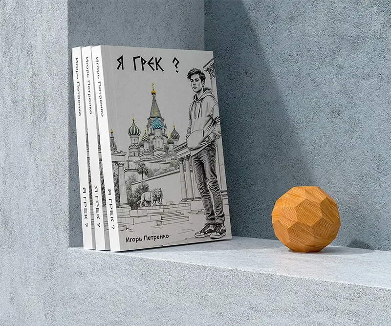 Книжная полка с книгами